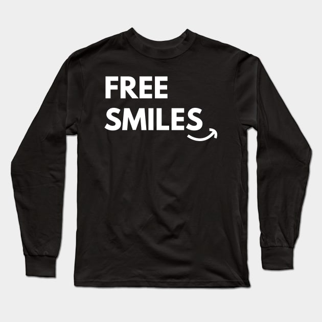 Free Smiles Long Sleeve T-Shirt by FreeShirts